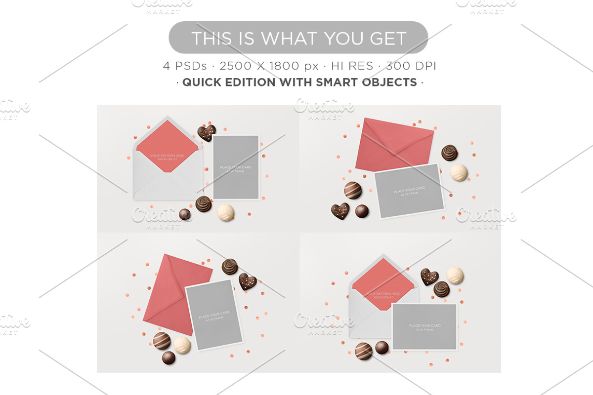 Mockup · Love Cards, a Print Template by tomodachi studio (Photo 2 of 4)