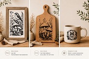 Woodland Ink Illustration Bundle, a Decorative Illustration by Dervik Art Store (Thumbnail 2 of 10)