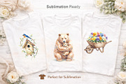 Motherhood Watercolor PNG Bundle, an Illustration by Artnoy (Thumbnail 5 of 8)