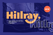 Hillray - Stylish Bold Sans, a Sans Serif Font by Sarid Ezra (Thumbnail 1 of 11)