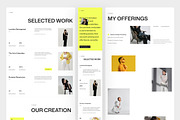 Portfolio Landing Page Figma, an UI Kit Template by peterdraw (Thumbnail 2 of 3)