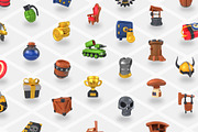 3D Game Assets Icons, an Emoji Icon by Vectors Market (Thumbnail 3 of 10)