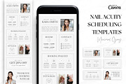 Nail Tech Acuity Scheduling • Canva, a Websites & App Template by OniriqveDesigns (Thumbnail 1 of 8)