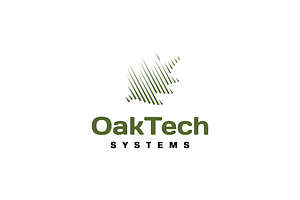 oak technology logo, a Branding & Logo Template by ZHR Creative