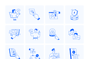 100 Business Icons, an Outline Icon by Vectors Market (Thumbnail 9 of 9)