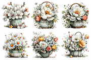 Spring Flower Basket Clipart, an Illustration by Daily.Designs (Thumbnail 6 of 8)