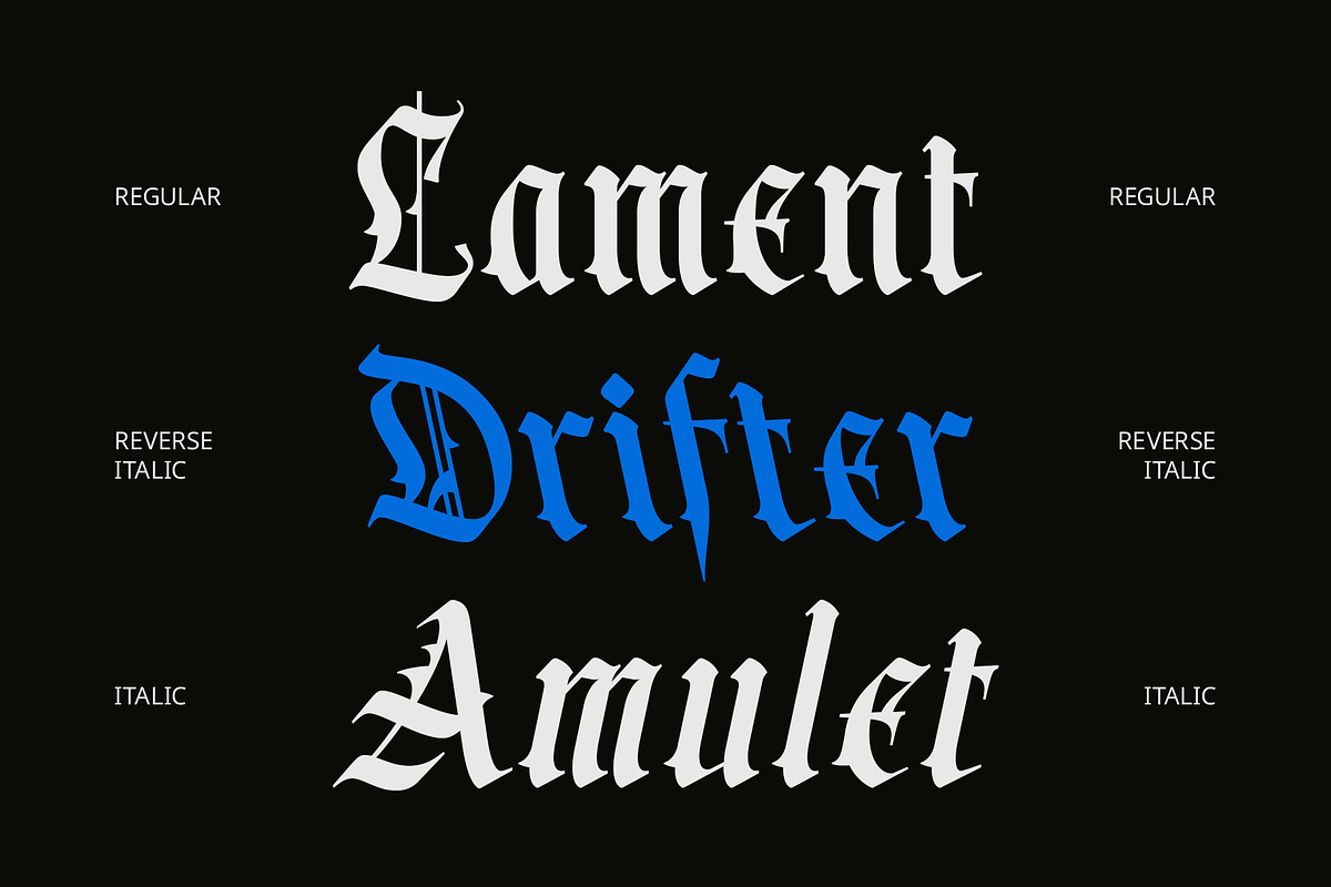 CS Mabel – Blackletter Font, a Blackletter Font by Craft Supply Co. (Photo 2 of 8)