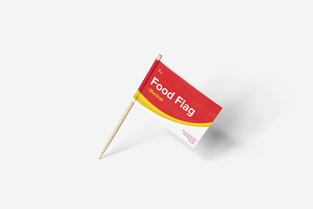 Food Flag Mockup, a Product Mockup by MrLetters (Photo 3 of 5)