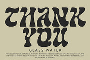 Glass Water - Tropical Font, a Font by HeyFonts (Thumbnail 14 of 14)