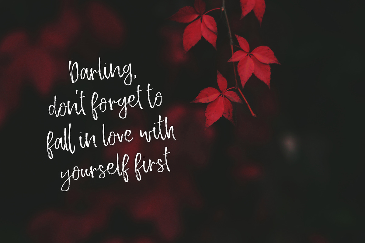 Ruby Hollow, a dry brush font, a Script Font by Rachel White Art (Photo 6 of 8)