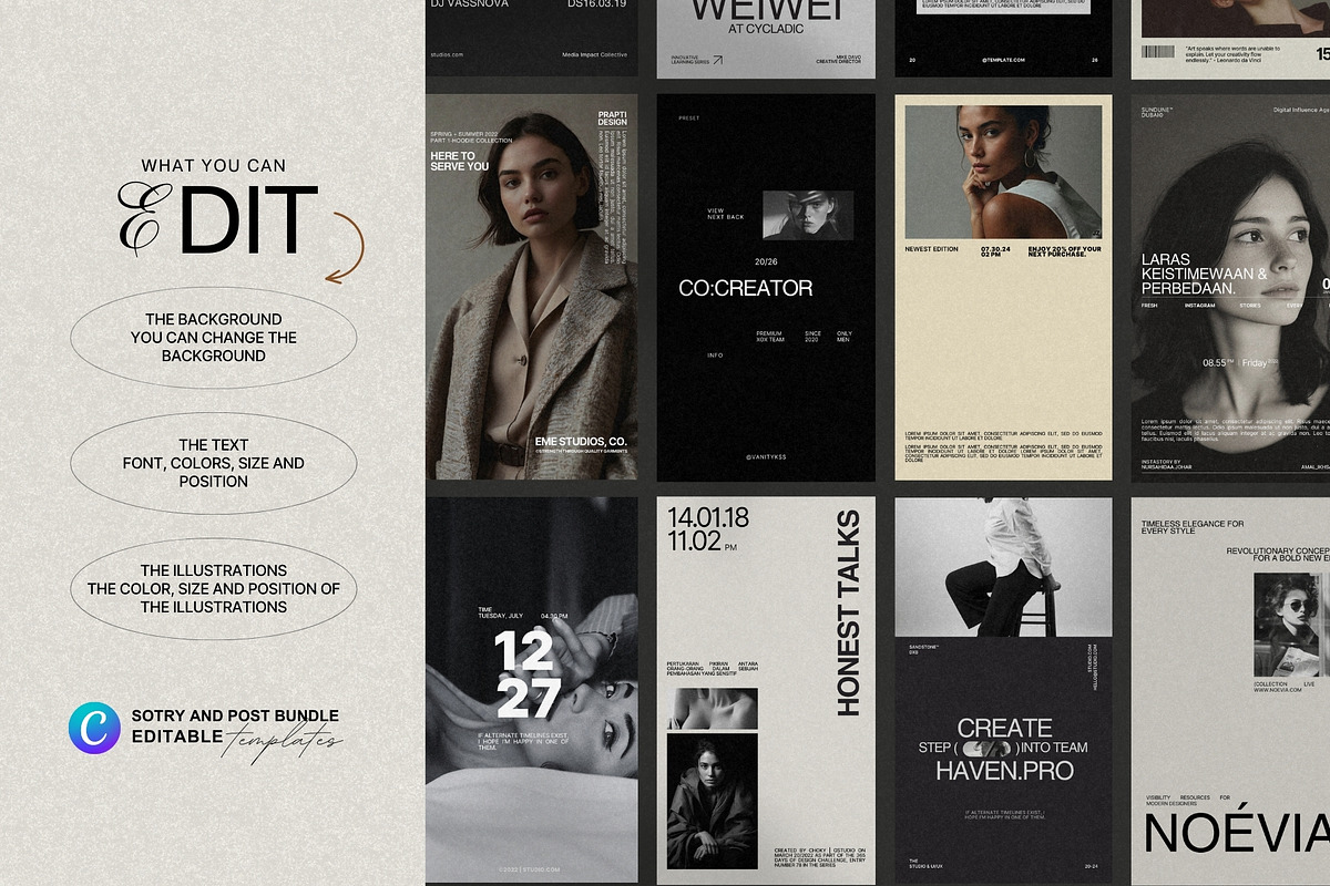 Social Media Story & Post Bundle, a Social Media Template by Prapti Design (Photo 8 of 9)