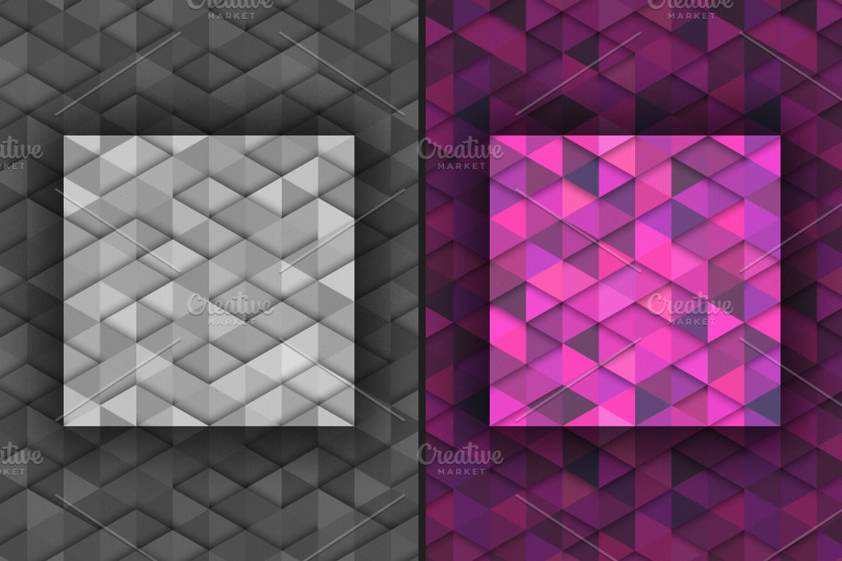 5 Seamless Hipster Patterns, a Pattern Graphic by yamonstro (Photo 2 of 5)