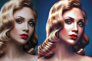 30% SALE! Smudge Oil Painting, an Action Add-On by U_Design (Thumbnail 3 of 8)
