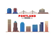 Portland Oregon skyline illustration, an Illustration by Sky and glass (Thumbnail 6 of 7)
