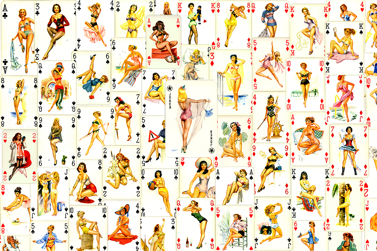 280+ Darling Pin-up playing Cards, a Person Illustration by Digital Museum (Photo 2 of 4)