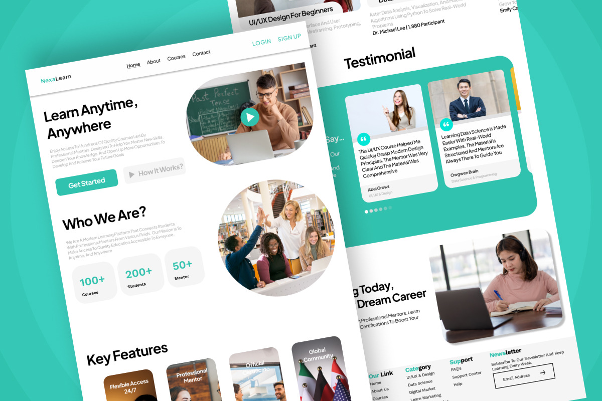 NexaLearn – E-Course Landing Page, a Landing Page Template by productype1 (Photo 4 of 5)