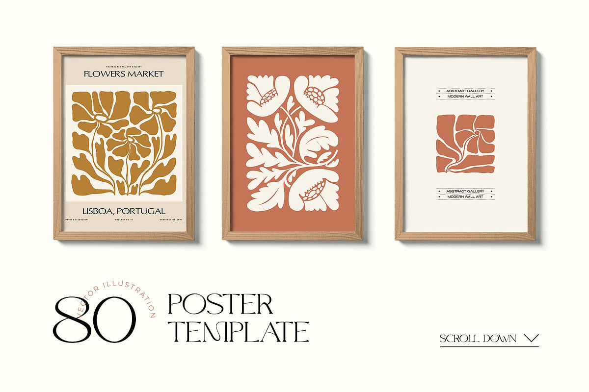 Neutral Floral | Wall Art Collection, an Object Graphic by Leleka.Store (Photo 5 of 18)