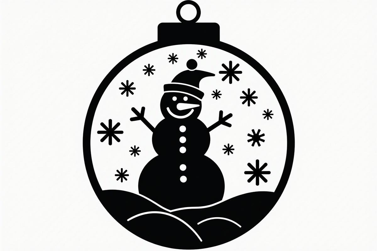 Christmas Ornament Laser Cut Bundle, a Graphic by Creativeshirt (Photo 3 of 16)