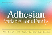 Adhesian Serif Font Family, a Serif Font by Propertype (Thumbnail 1 of 12)