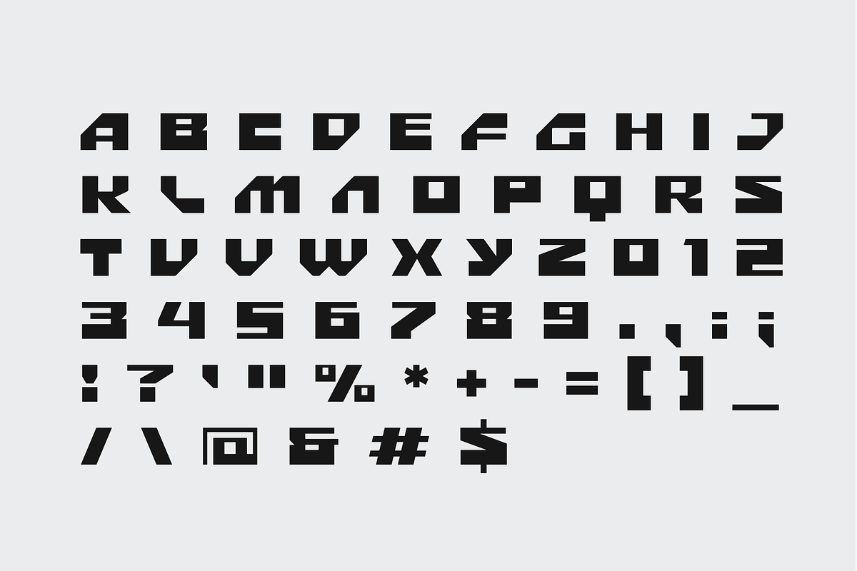 Rykx–Next Gen Bold Display Font, a Sans Serif Font by Ebad Designs (Photo 2 of 8)