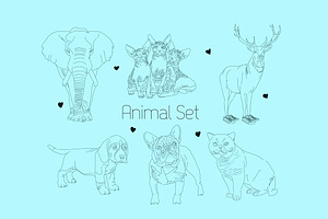 Animals set