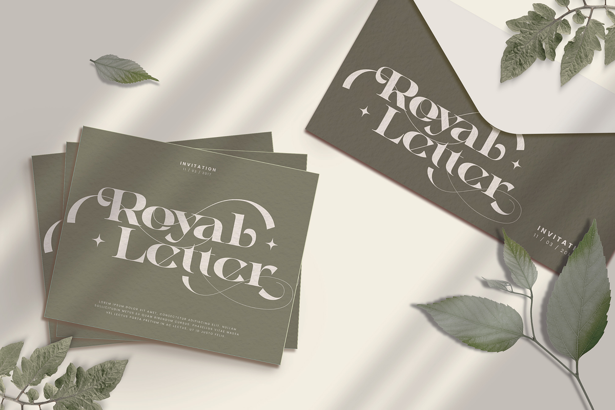 Alrays Bloom - Luxury Logo Font, a Serif Font by Nirmana Visual (Photo 13 of 15)
