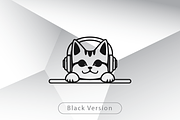 Funky Cute Cat Logo Template, a Branding & Logo Template by Heavtryq Design (Thumbnail 3 of 4)