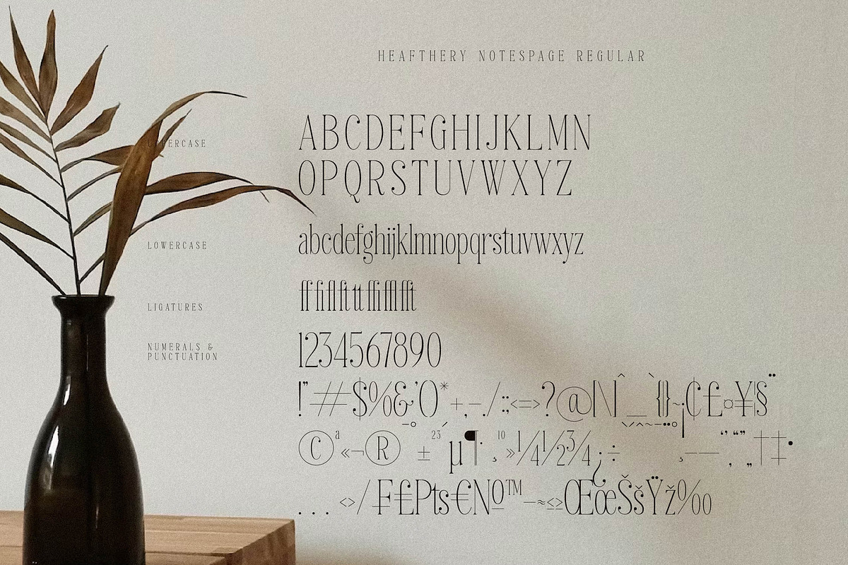 Heafthery Notespage Serif Font, a Serif Font by Storytype Studio (Photo 13 of 15)