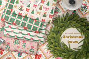 Christmas bows patterns, a Pattern Graphic by Tani Kuzminka (Thumbnail 1 of 17)