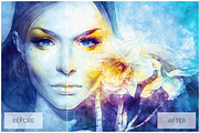 Lovely Watercolor Effect Actions PS, an Action Add-On by ShutterPro (Thumbnail 23 of 71)