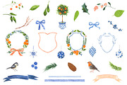 Watercolor Holiday Clipart - Citrus, a Graphic by RhianAwni (Thumbnail 2 of 8)