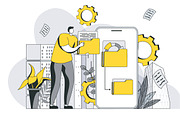 Business Outline Illustrations, a Templates & Theme by alexdndz (Thumbnail 17 of 52)