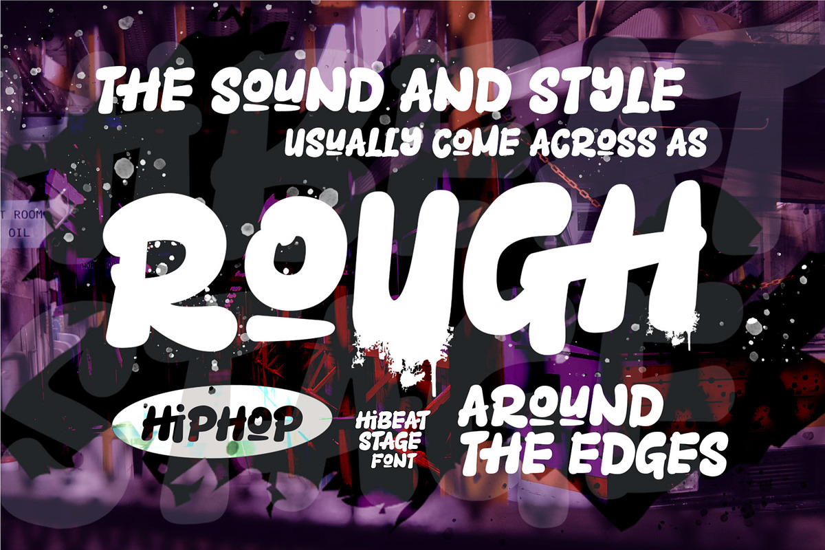 Hibeat Stage a Handwritten Font, a Handwritten Font by Rasiorise Studio (Photo 3 of 12)