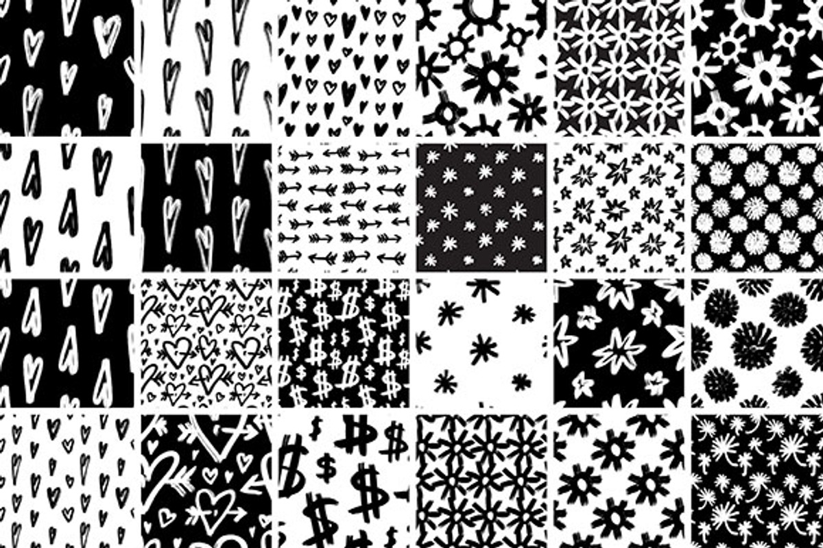 150 INK patterns, a Pattern Graphic by Tanya Akhmett (Photo 3 of 8)