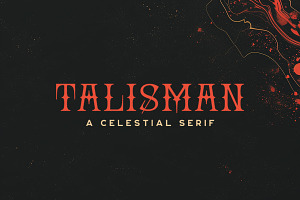 Talisman Typeface, a Font by Tugcu Design Co.