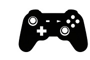 set of gaming controller silhouettes, an Illustration by Amazin_art (Thumbnail 6 of 41)