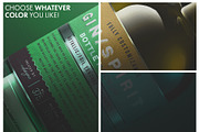 Gin Bottle Mockup V2, a Product Mockup by HexenDesigns (Thumbnail 4 of 14)