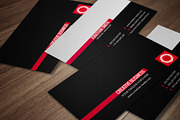 Red & Black Business Card CM025, a Business Card Template by annozio (Thumbnail 1 of 4)