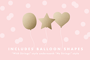 Helium, A Balloon Letter Font, a Font by Leslie Ray (Thumbnail 3 of 7)