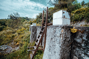 Exterior Pool Ladder Build, an Architecture Photo by SkyNext