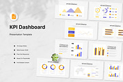 KPI Dashboard Google Slides, a Presentation Template by Antstheme (Thumbnail 1 of 3)