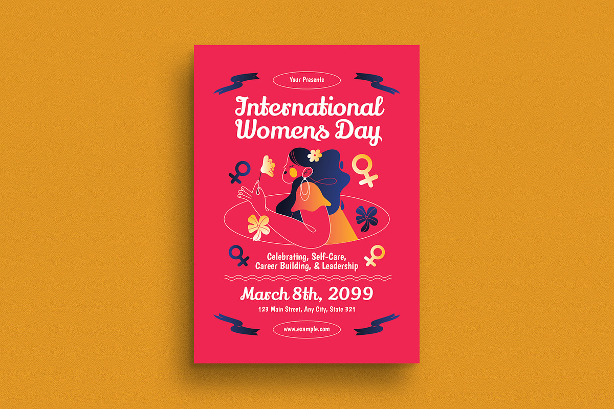 International Woman Day Flyer, a Flyer Template by Guuver (Photo 1 of 3)