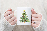 Glitter Christmas Sublimation Clipar, an Illustration by designcity5 (Thumbnail 5 of 5)