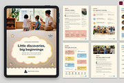 Preschool Learning Report Template, a Brochure Template by BrandPacks (Thumbnail 1 of 6)