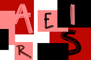 Aries Streaks Typeface, a Font by Rachel McBride Creative (Thumbnail 7 of 8)