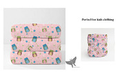 Owl Seamless Pattern with Clipart, a Seasonal Illustration by Kimbella Buckman Designs (Thumbnail 2 of 4)
