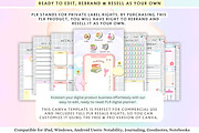 PLR Undated Digital Planner, a Stationery Template by Tas Creative Studio (Thumbnail 7 of 9)
