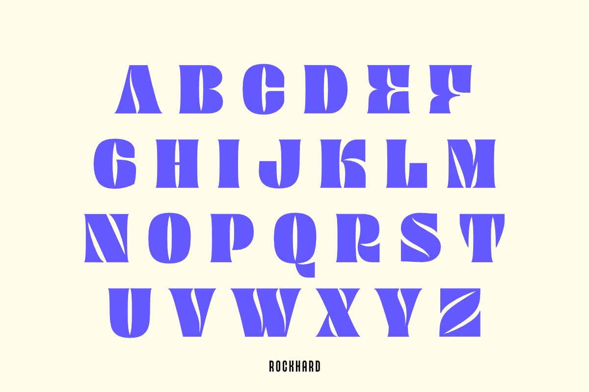 Rockhard - A Display Typeface, a Serif Font by Silverdav (Photo 4 of 10)
