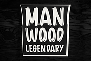 Rotten Wood Font, a Handwritten Font by albert_kalingga (Thumbnail 1 of 5)