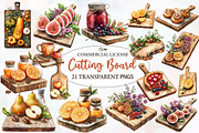 Watercolor Autumn Cutting Board, an Illustration by Designworld (Thumbnail 1 of 6)